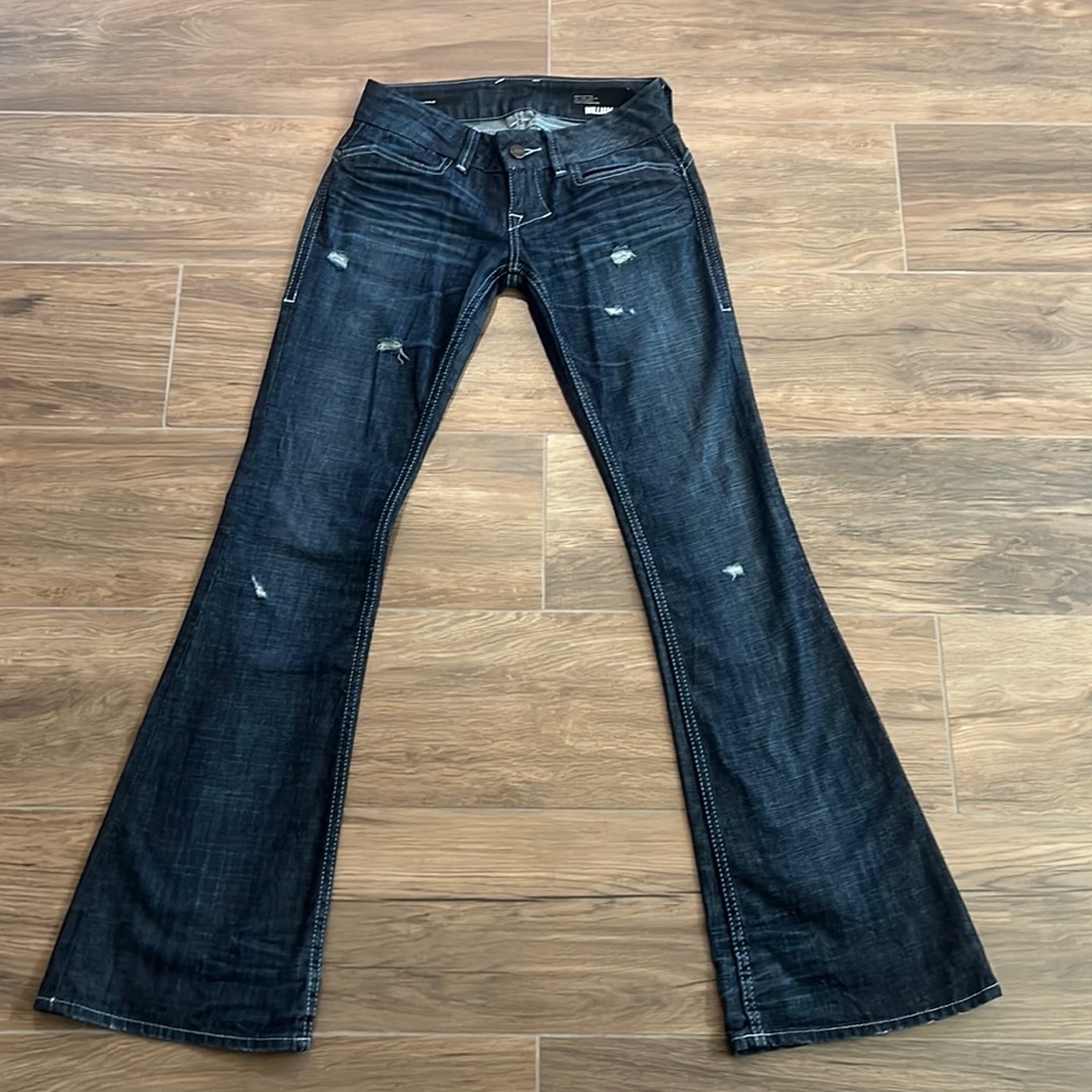 William Rast size 25 low cut denim flare jean
